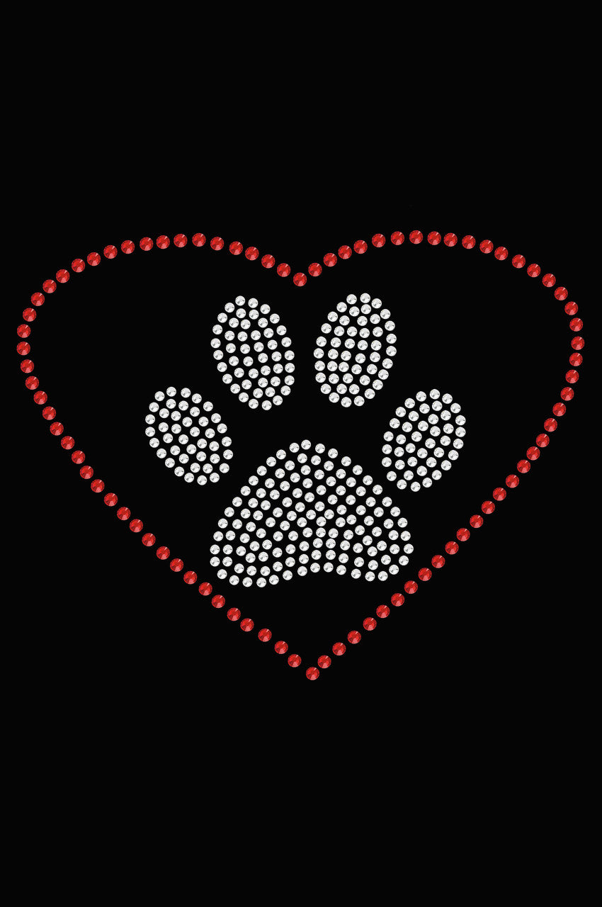 Heart with Paw - Women's T-shirt