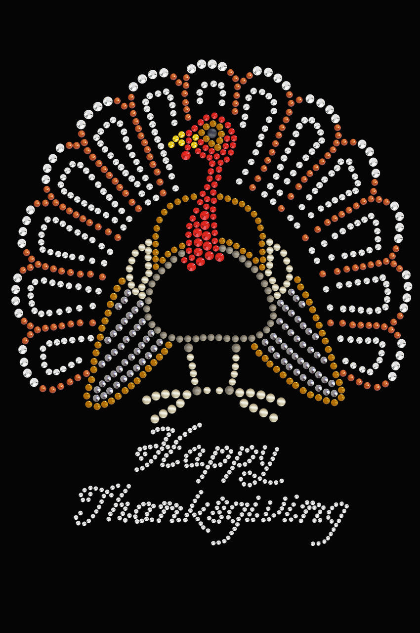 Happy Thanksgiving Turkey 2 - Womens T-shirt