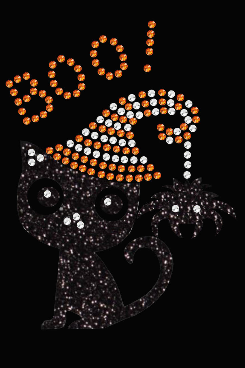 Cat with Spider Hat - Womens T-shirt