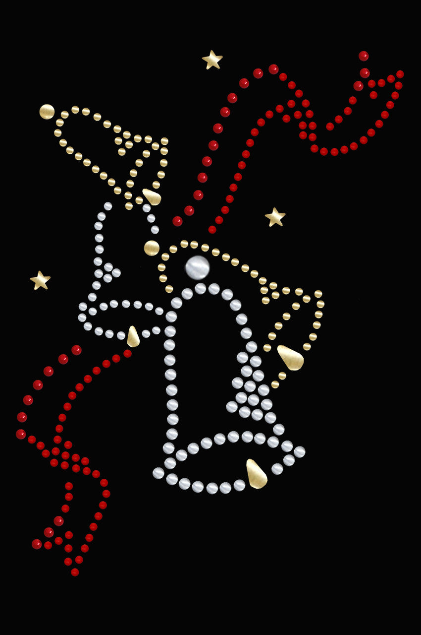 Nailhead Christmas Bells - Womens T-shirt