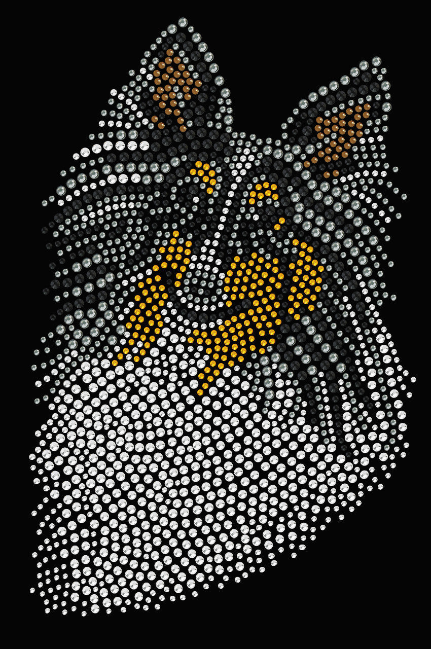 Sheltie Face (Tri Color) - bandana