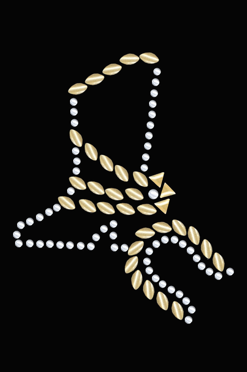 Boot (Gold & Silver) - Womens T-shirt