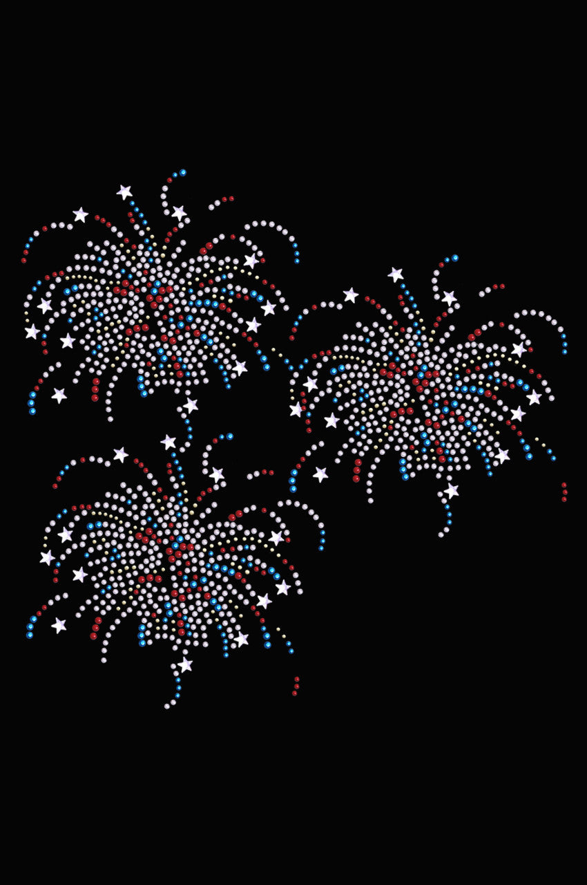FIreworks (Cluster of Three) - Womens T-shirt