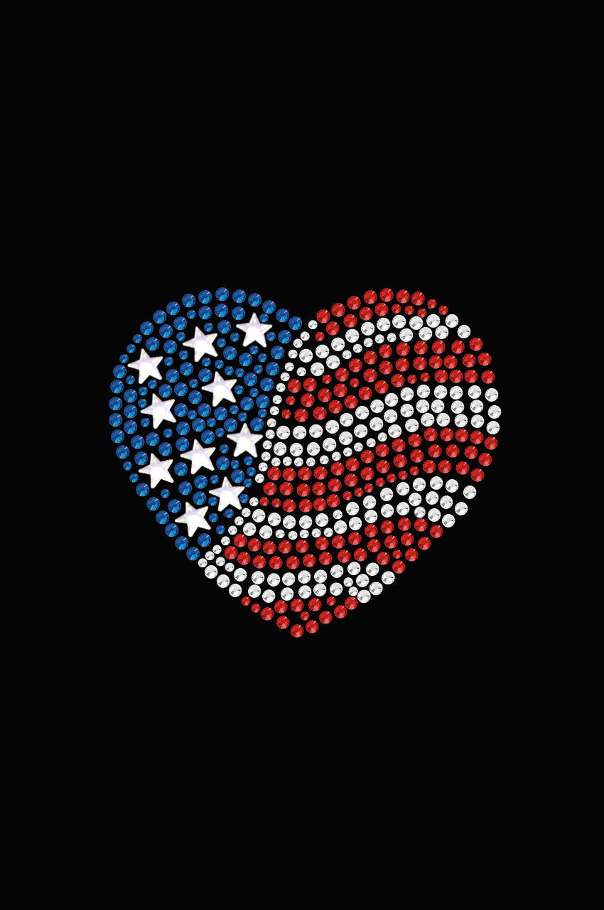 Patriotic Heart 2 - Womens T-shirt