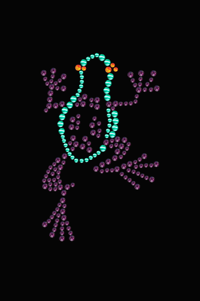 Frog (Green & Purple) - Womens T-shirt