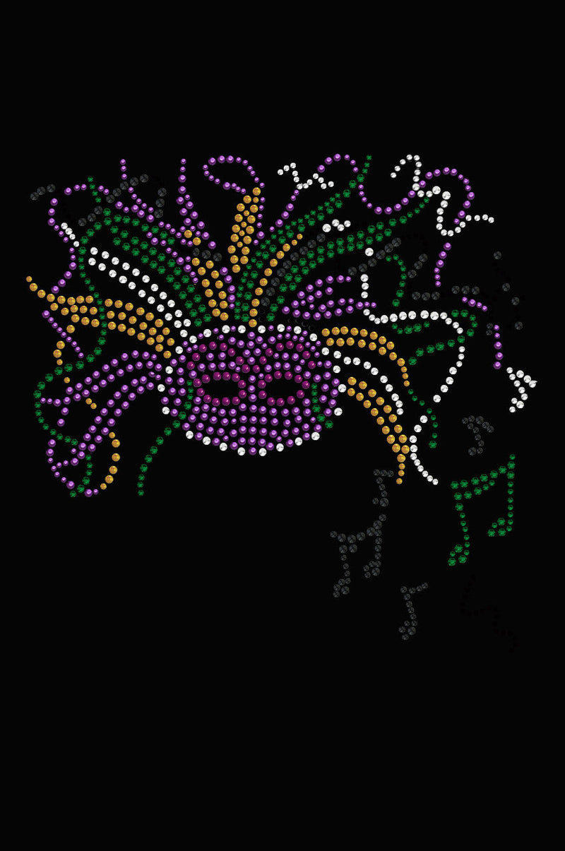 Mask with Music Notes - Women's T-shirt