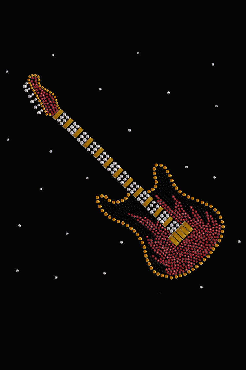 Guitar (Red & Gold) - Women's T-shirt
