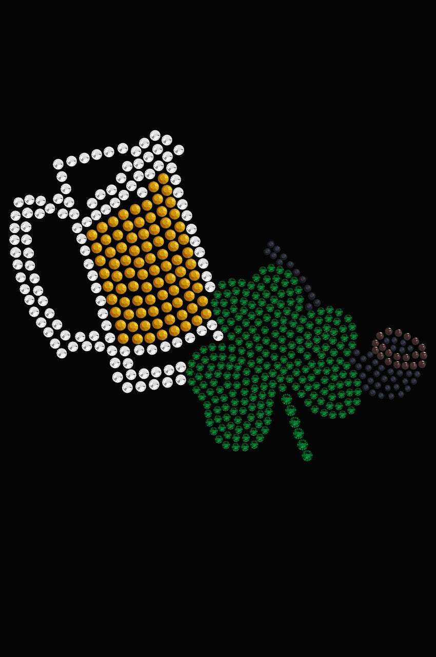 Beer Mug, Clover, & Pipe - Womens T-shirt