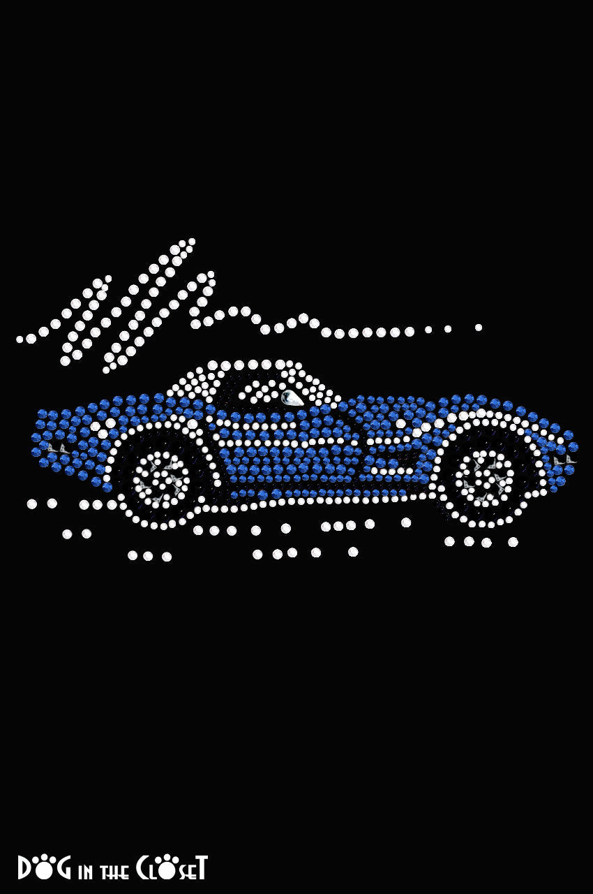 Blue Corvette - Womens T-shirt