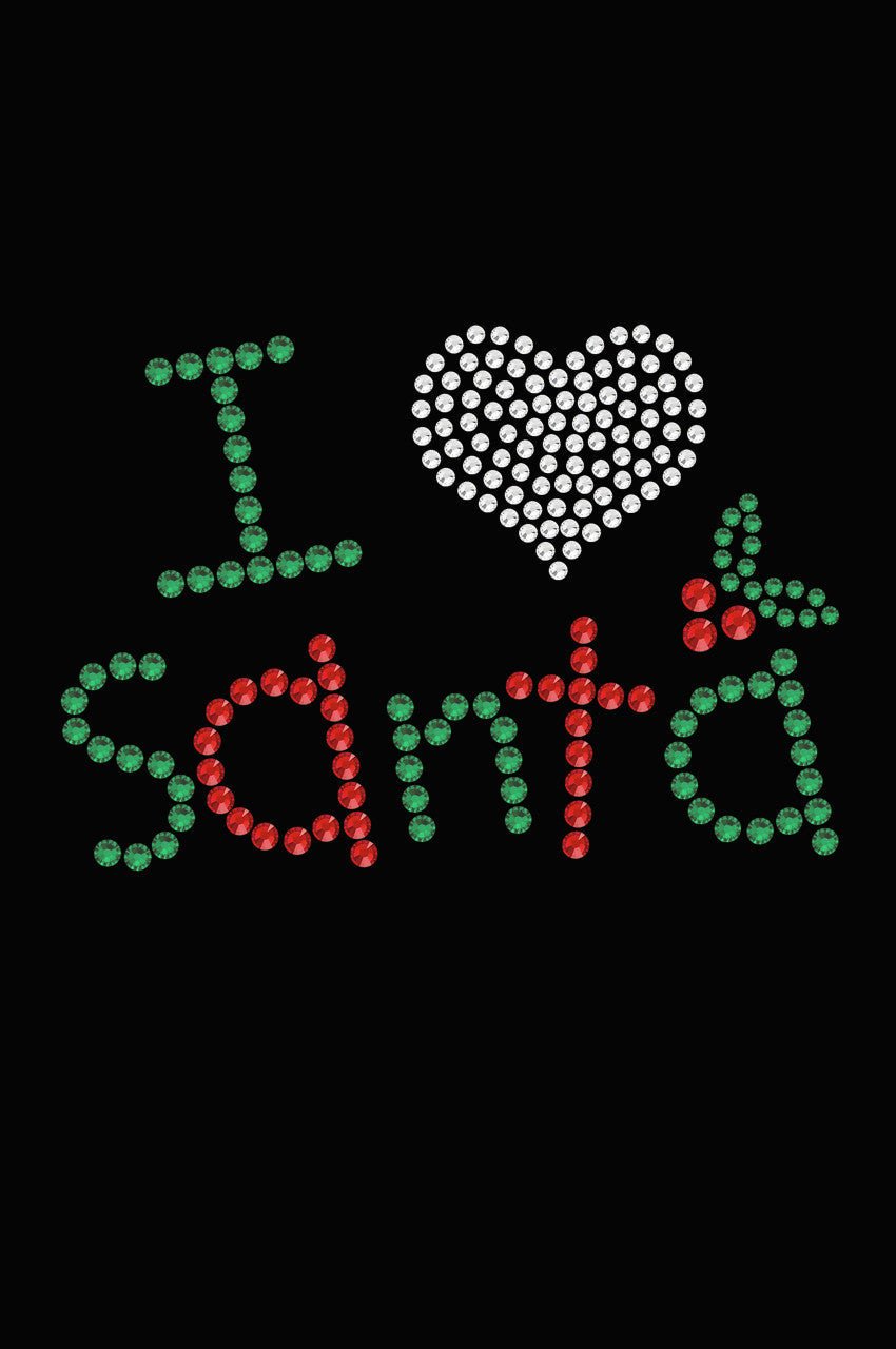 I Love Santa - Womens T-shirt