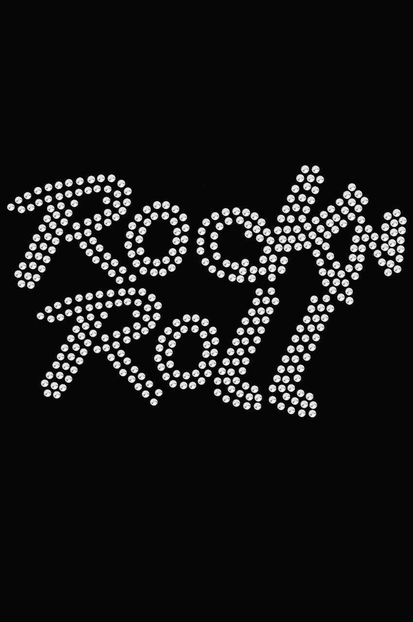 Rock n Roll (Rhinestone) - Womens T-shirt
