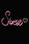 Sweet (Pink Sequins)  - Women's T-shirt