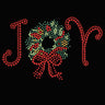 Joy Christmas Wreath - Women's T-shirt