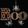 Boo with Silver Spiders - Women's T-shirt