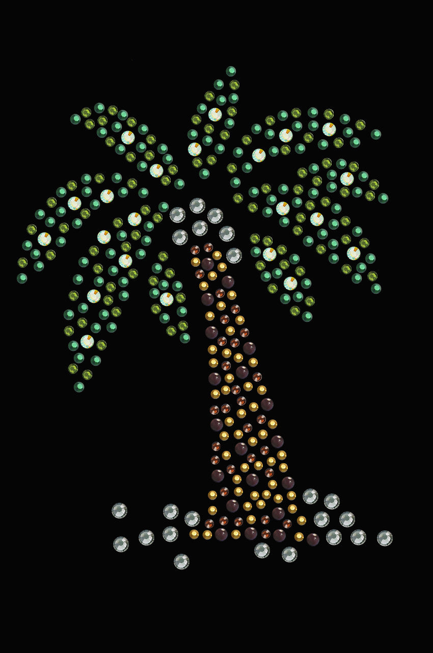 Palm Tree (Green) - Womens T-shirt