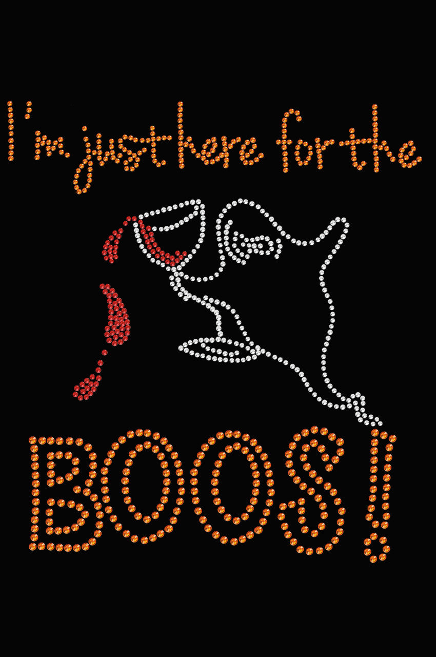 Im Just Here for the Boos! - Womens T-shirt