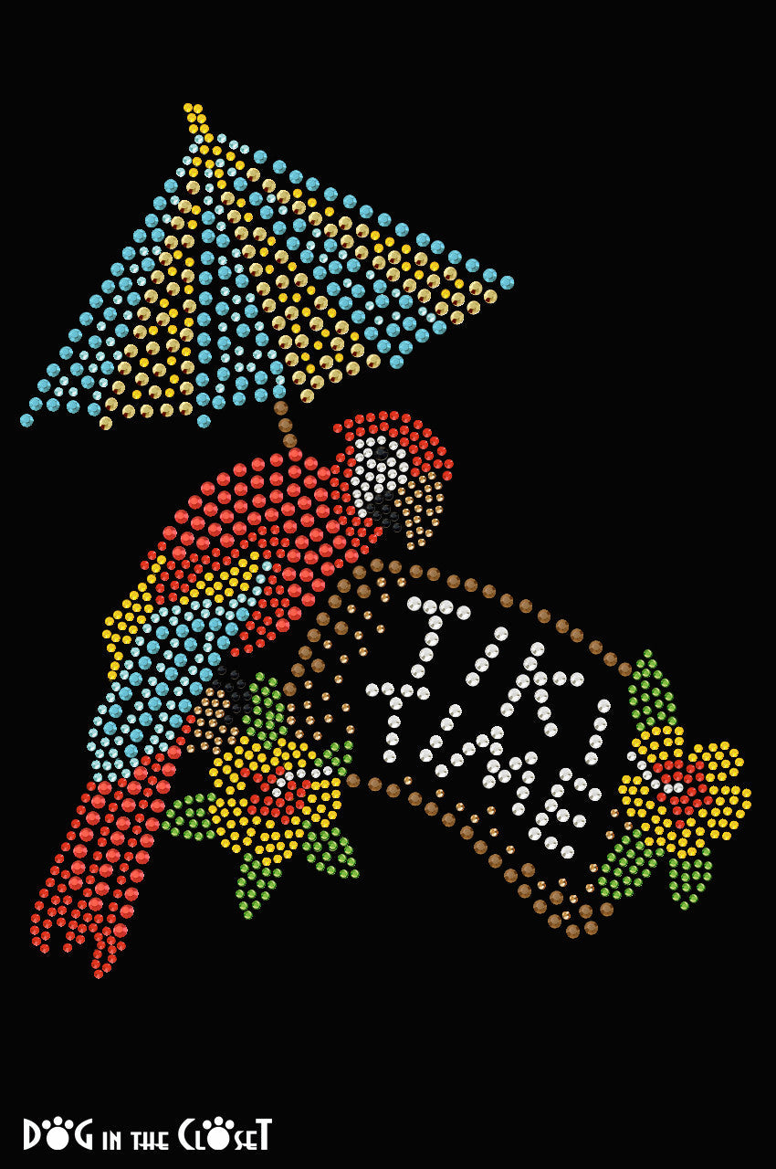 Tiki Time Parrot - Womens Tee