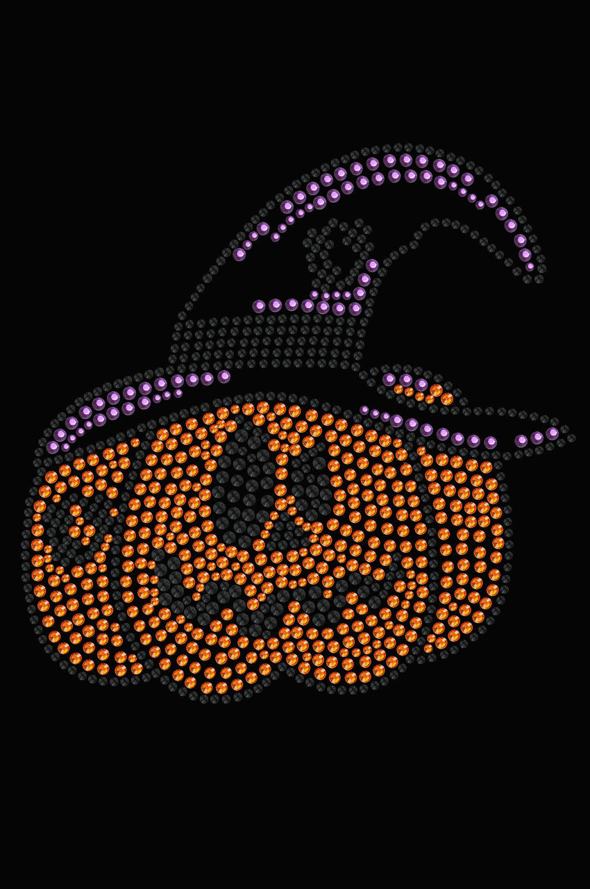 Jack O'Lantern with Hat - Women's T-shirt