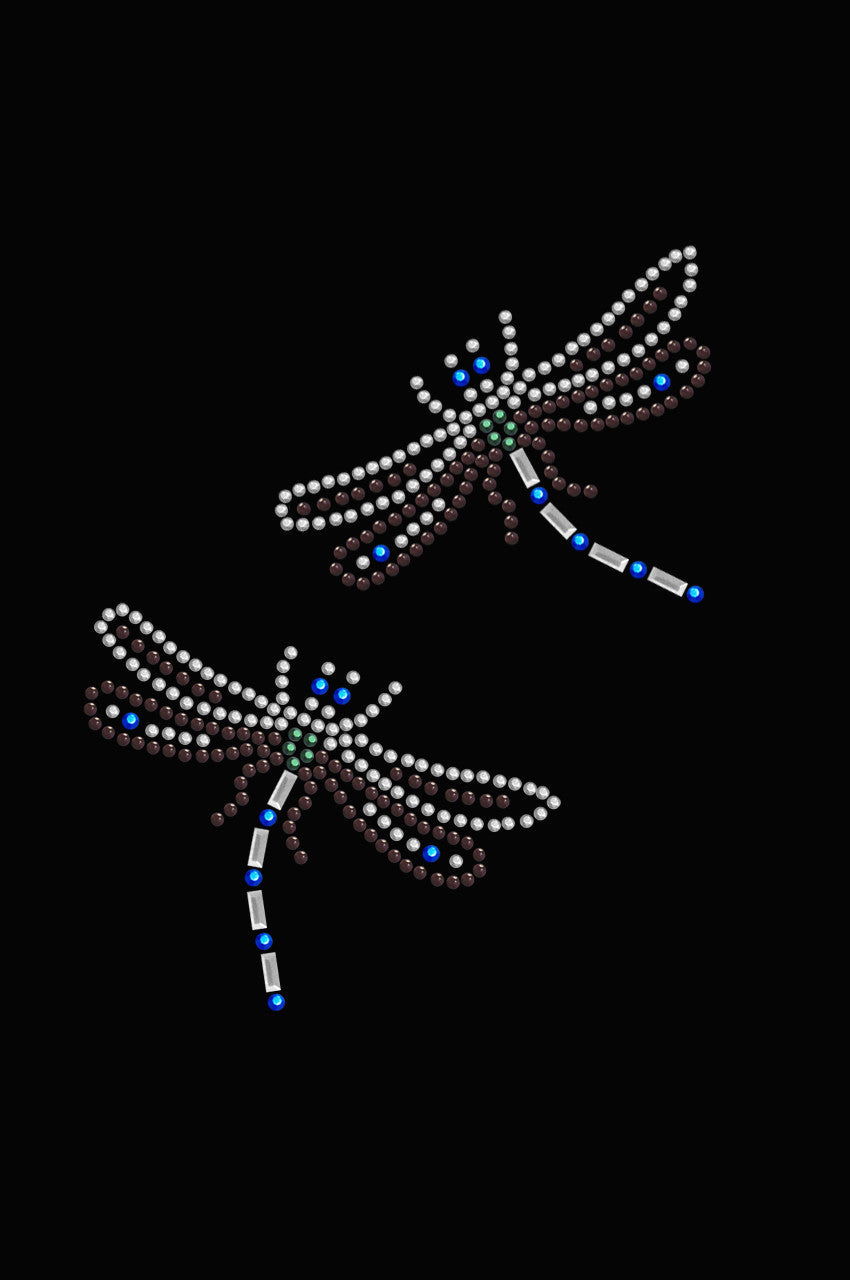 Two Small Dragonfly - Womens T-shirt
