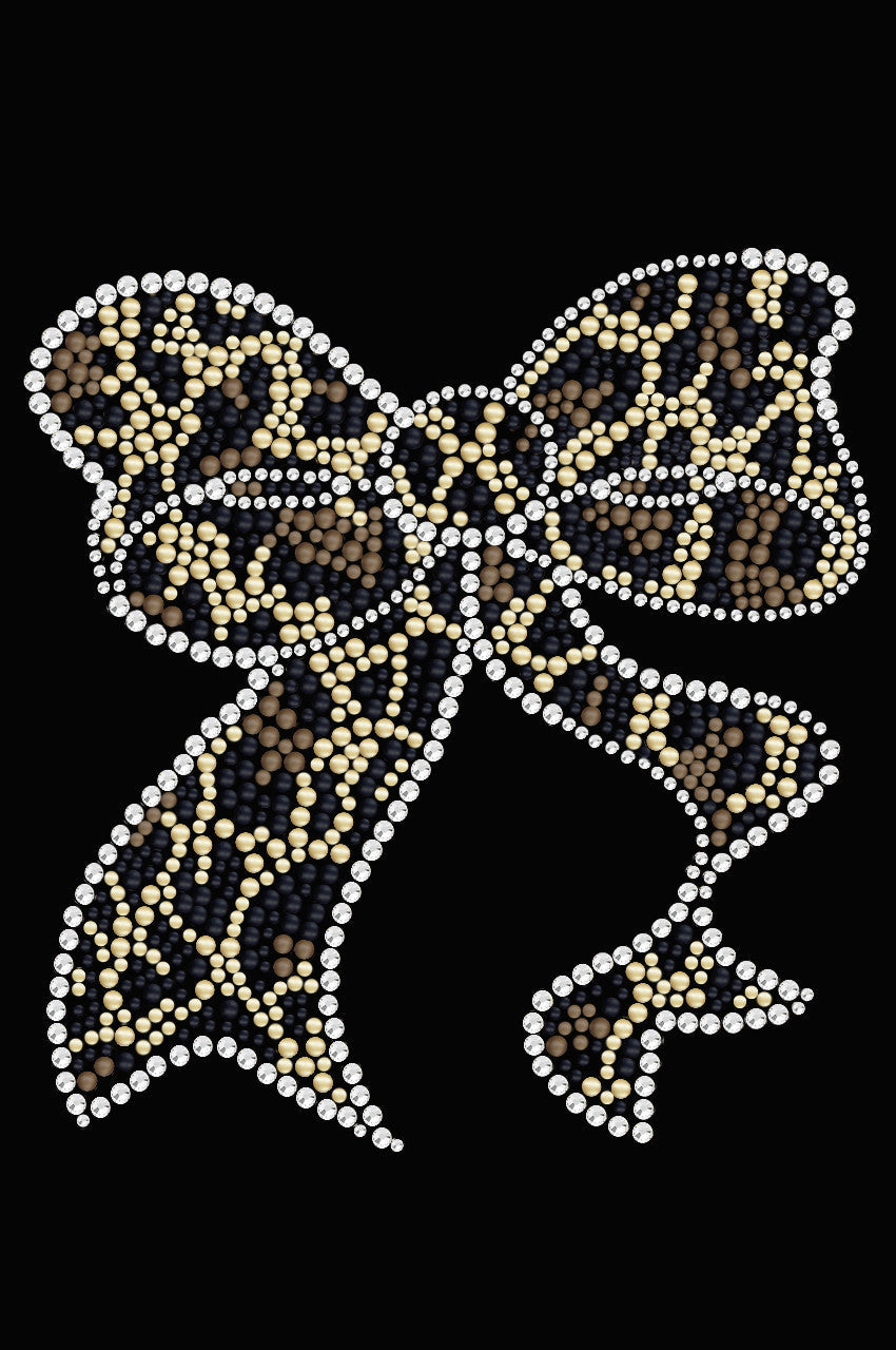 Bow (Leopard) - Womens T-shirt
