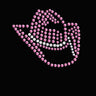 Pink Austrian crystal Cowgirl Hat - Women's T-shirt