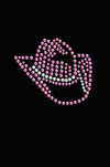 Pink Austrian crystal Cowgirl Hat - Women's T-shirt