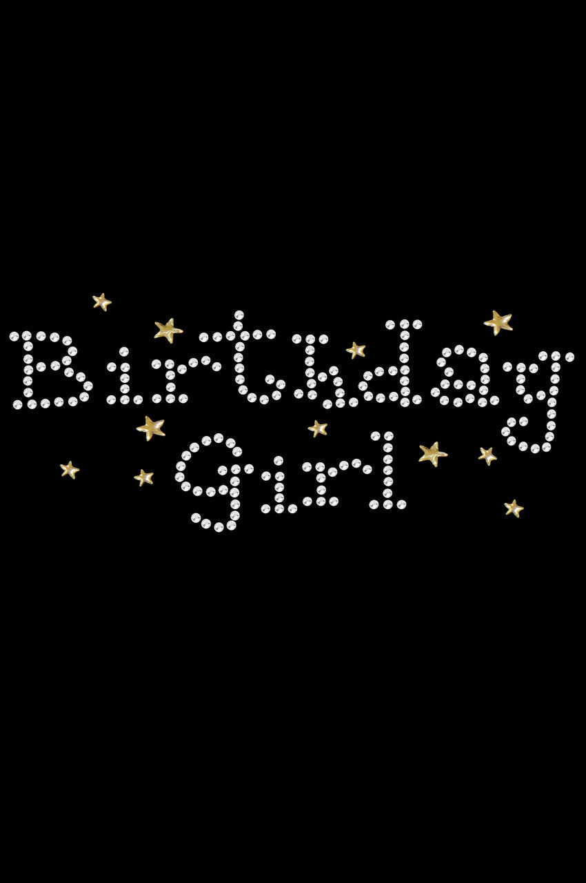 Birthday Girl with Stars - Women's T-shirt