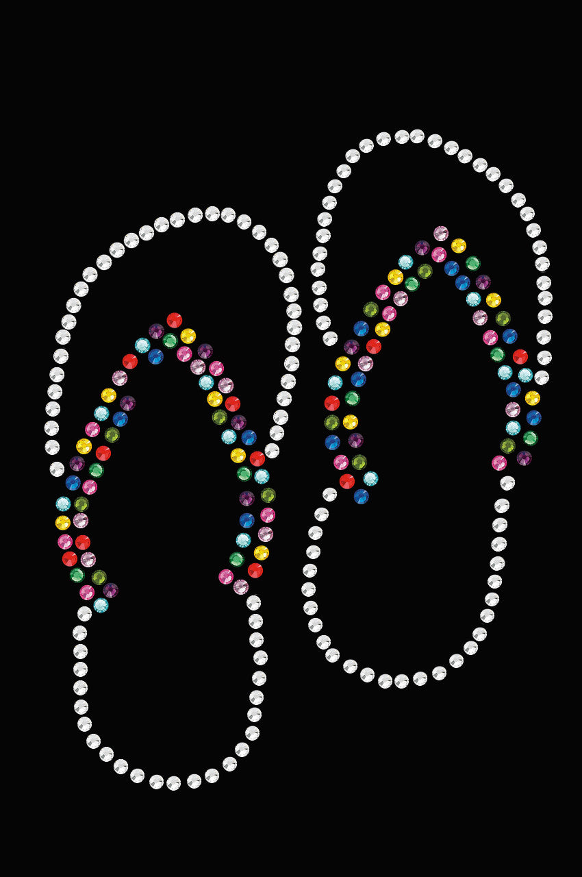 Flip Flops (Rhinestone) - Women's T-shirt