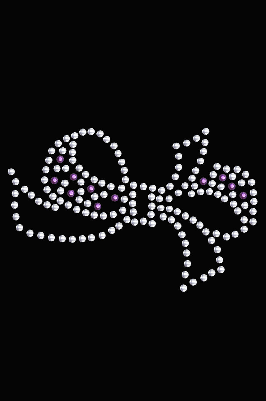 Bow (Purple & Silver) - Women's T-shirt