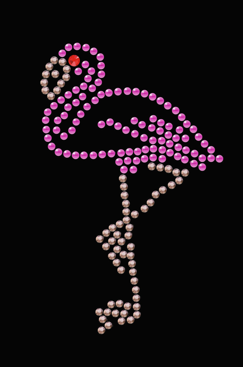 Pink Flamingo (Small) - Womens T-shirt