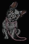 French Bull Dog with Necklace - Womens Tee