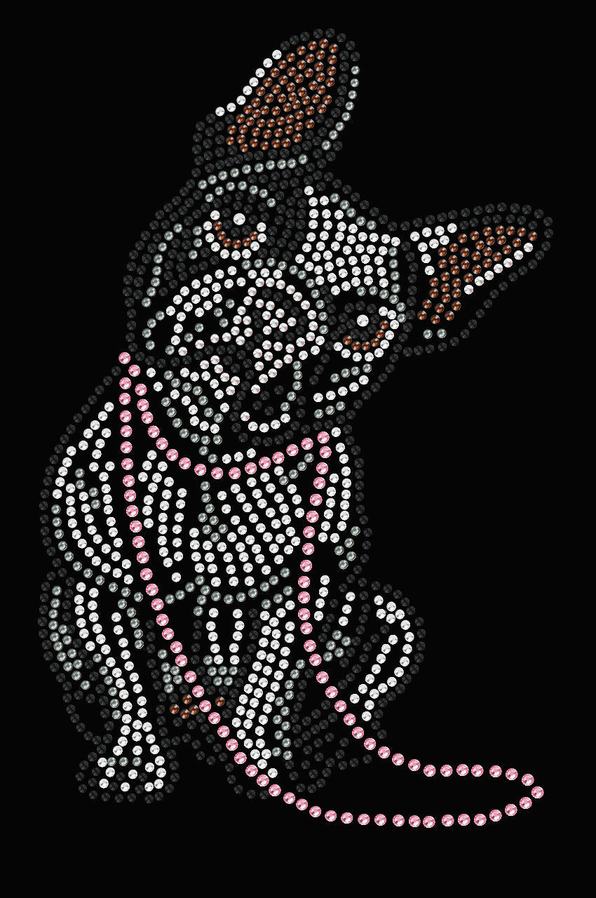 French Bull Dog with Necklace - Womens Tee