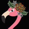 Flamingo with Flowers - Women's Tee