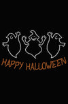 Happy Halloween Ghost - Womens T-shirt