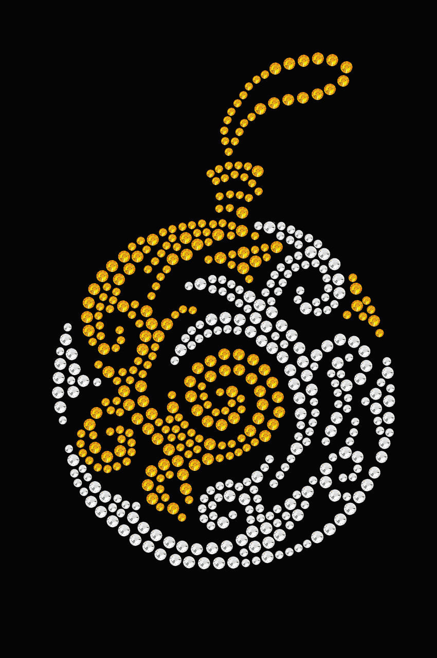 Gold & Silver Christmas Ornament - Bandana
