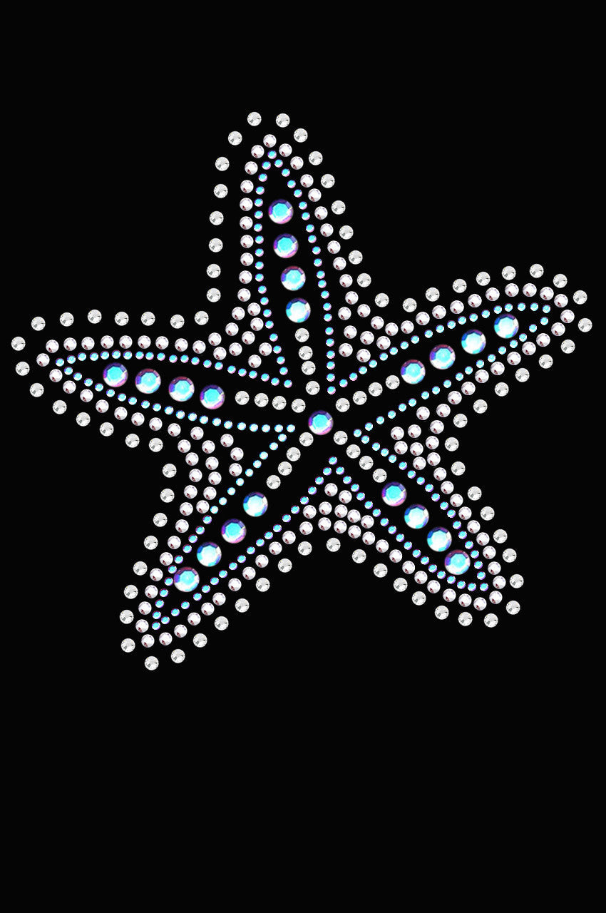 Iridescent AB Starfish - Bandanna
