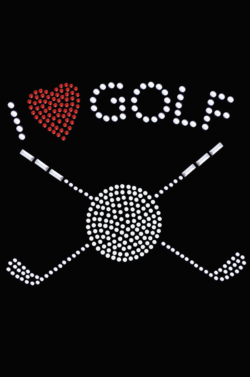 I Love Golf (Small) - Women's Tee