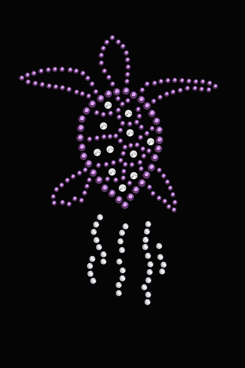 Sea Turtle (Purple) - Womens T-shirt
