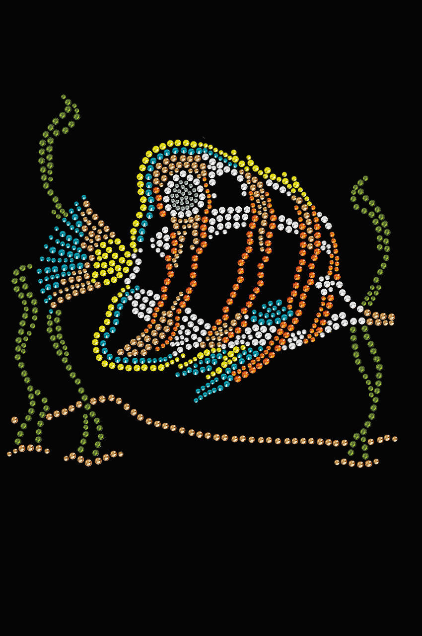 Fish (Orange & Blue) - Womens T-shirt