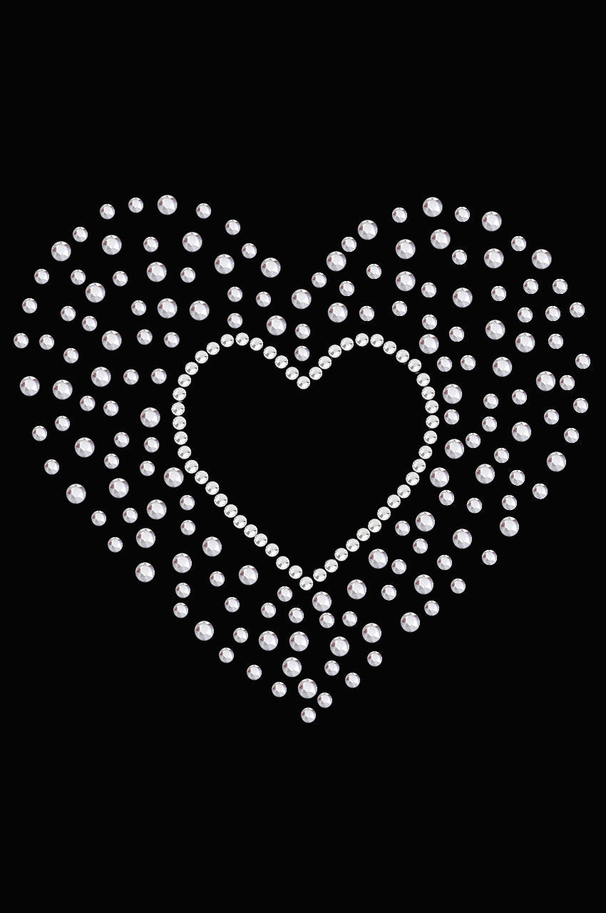 Heart with Scattered Stones Bandanna