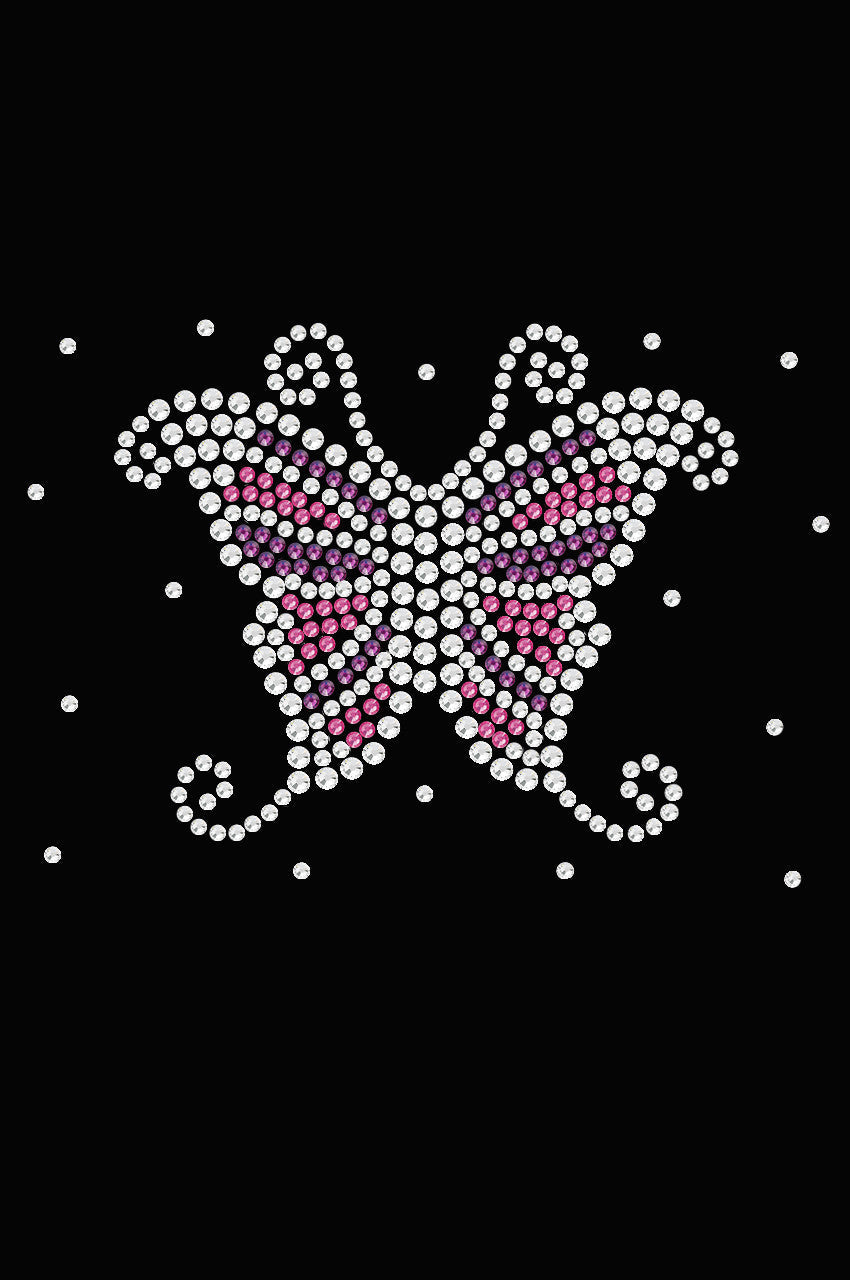 Pink & Purple Butterfly - Women's T-shirt