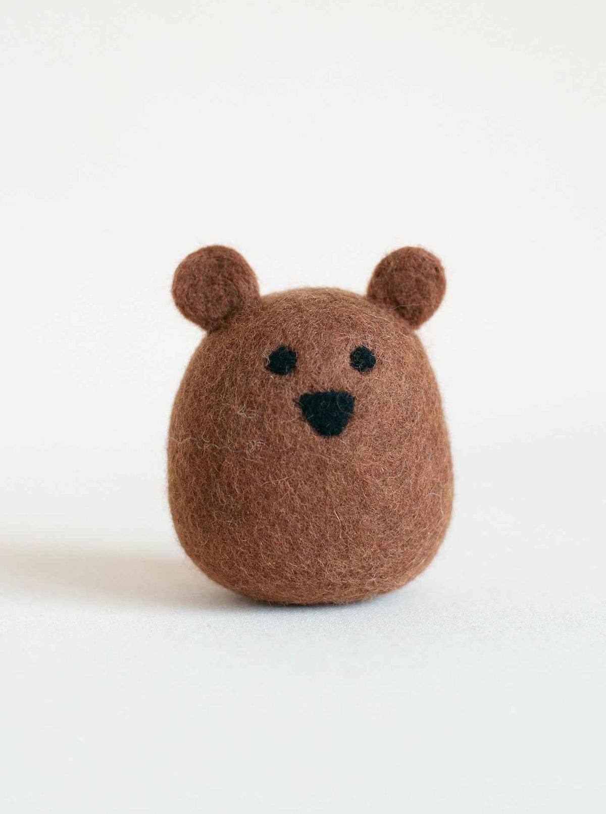 Brown Bear Wool Dog Toy
