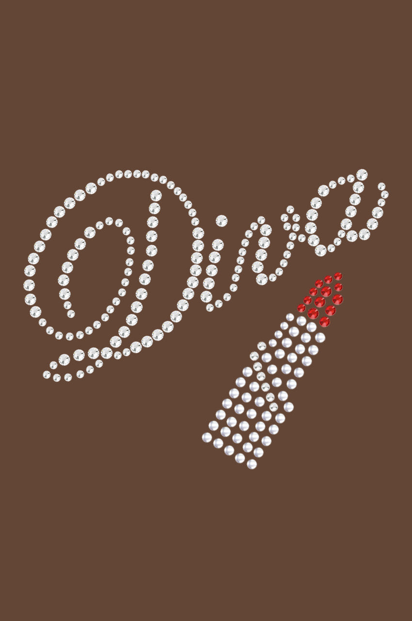 Diva with Austrian crystal Red Lipstick - Bandanna