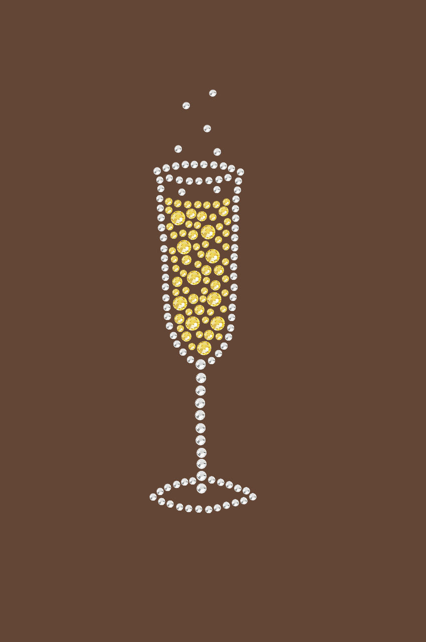 Champagne Flute - Womens T-shirt