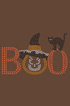 Boo - Hat and Cat - Womens T-shirt