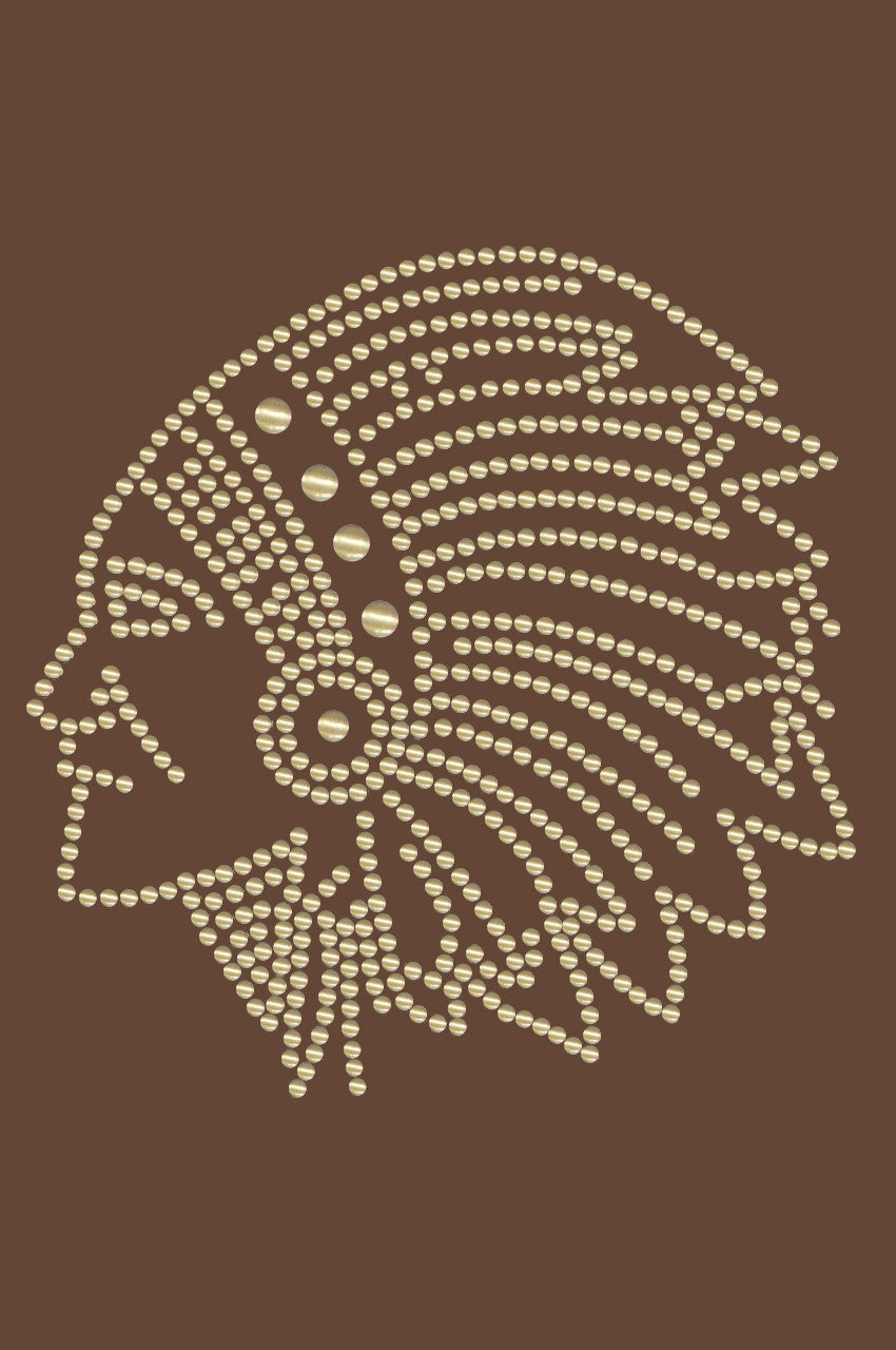 Indian (Gold Nailheads) - Womens T-shirt