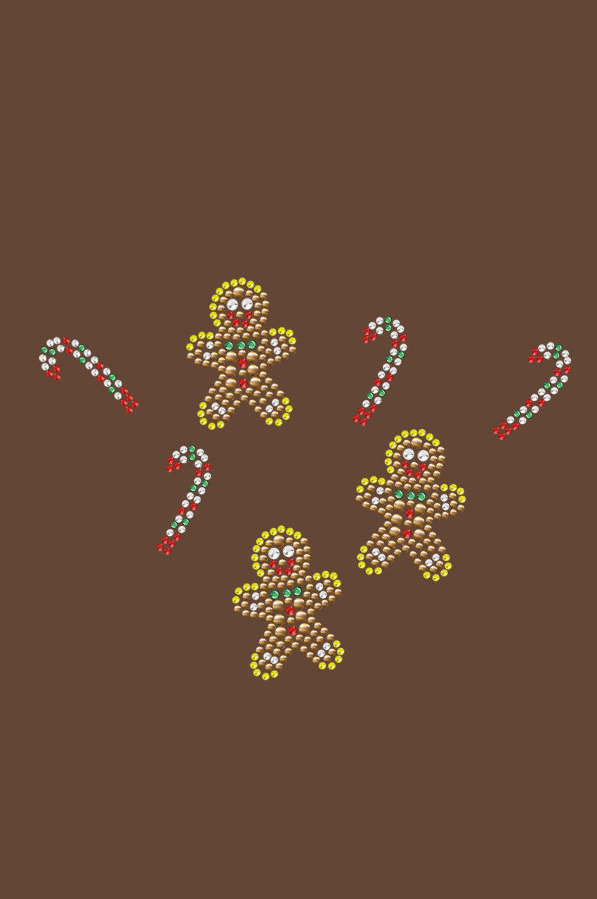 Gingerbread Men & Candy Canes - Bandana
