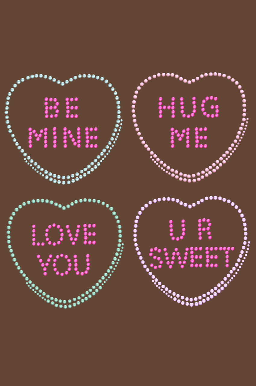 Candy Conversation Hearts - Women's T-shirt