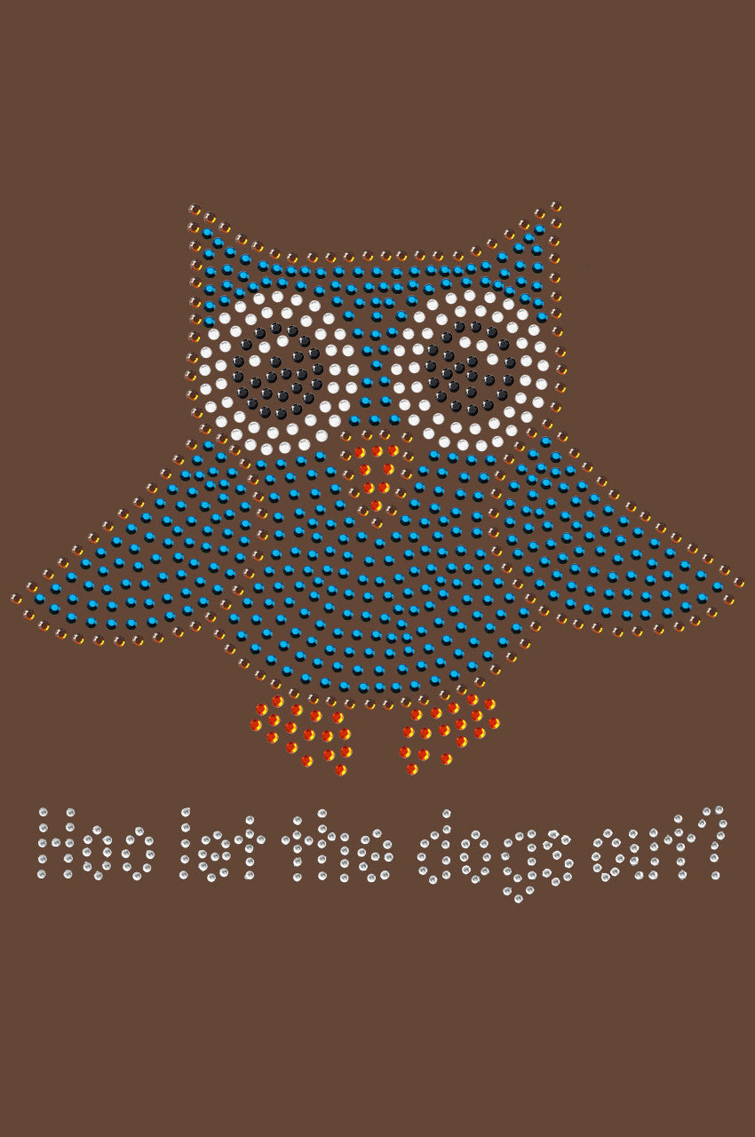 Blue Owl with Hoo Let the Dogs Out? - Custom Tutu