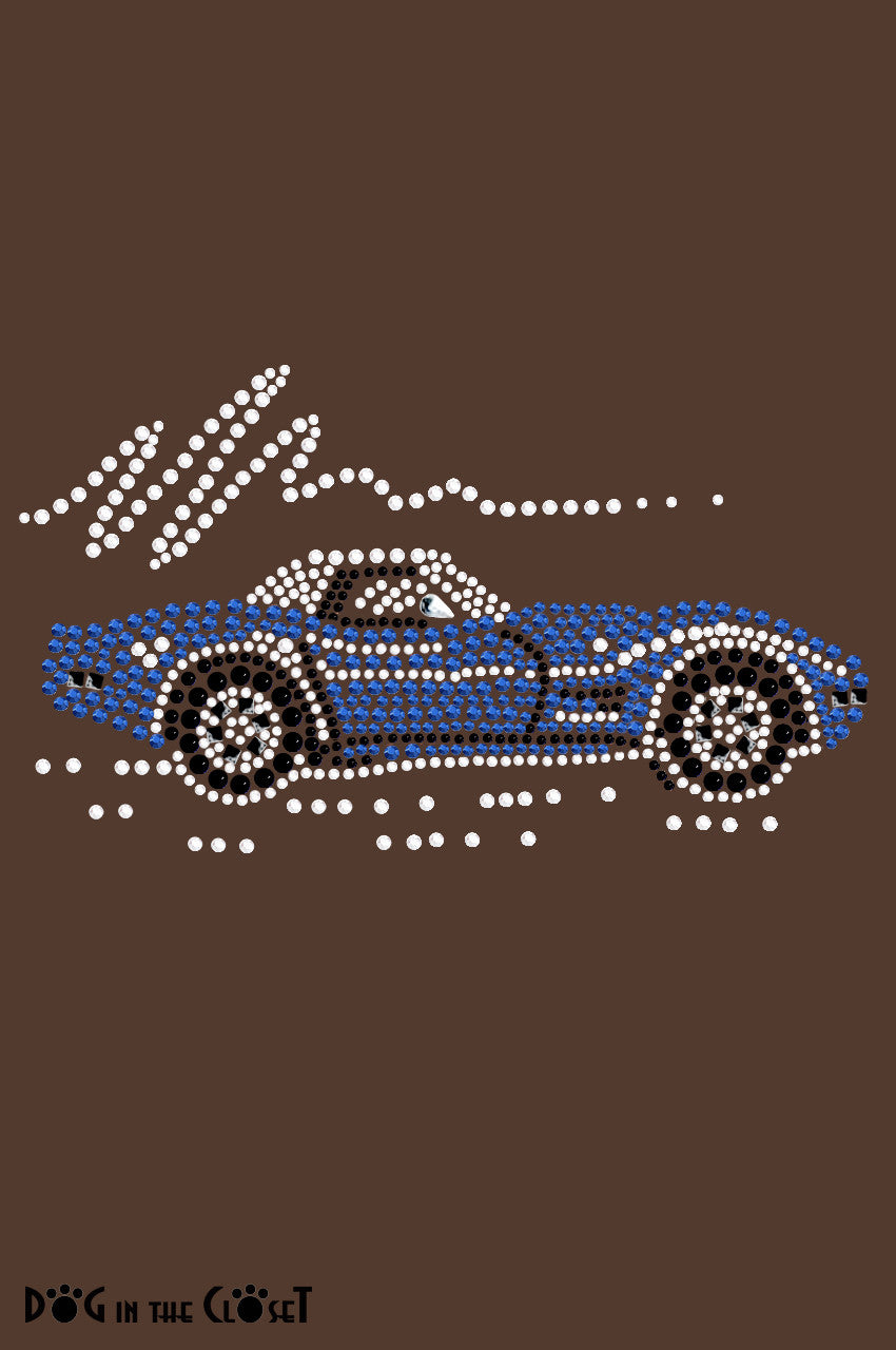 Blue Corvette - Womens T-shirt